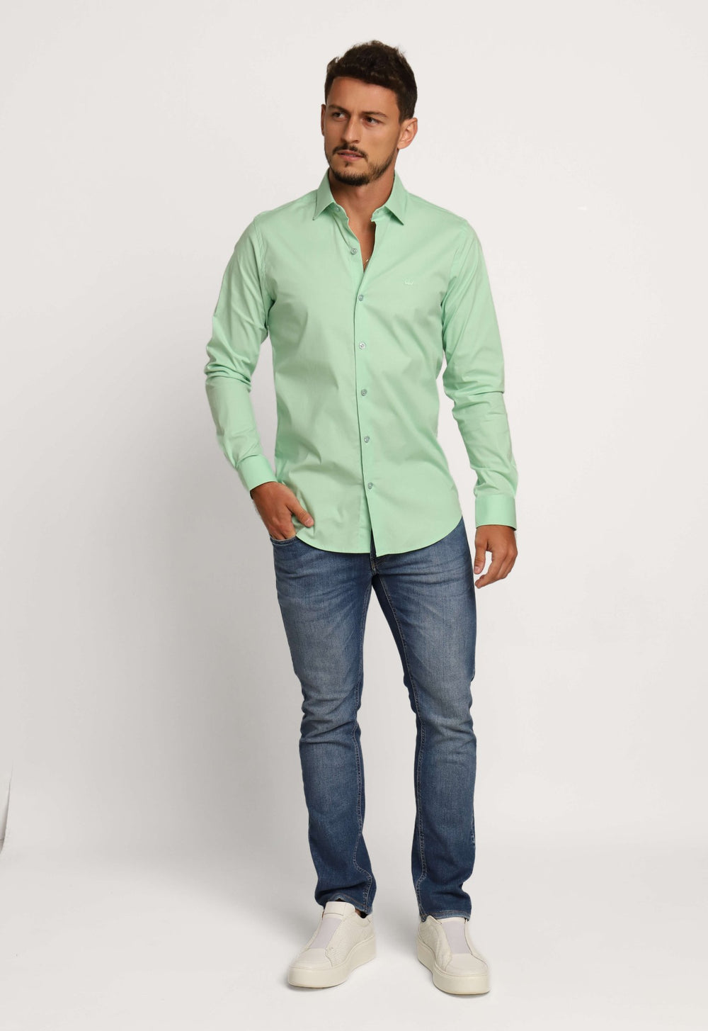Camisa Social Slim em Tricoline Dom Henrico - Henri Store