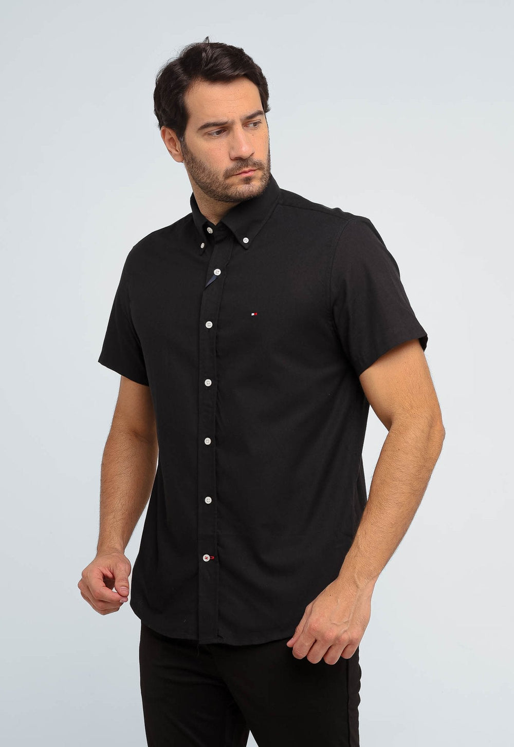 Camisa Tommy Hilfiger Mc Regular Fit Classic - Live - Henri Store