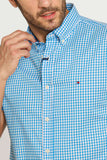 Camisa Tommy Hilfiger Mc Regular Fit Xadrez - Sale - Henri Store