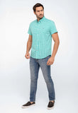 Camisa Tommy Hilfiger Mc Regular Fit Xadrez - Sale - Henri Store