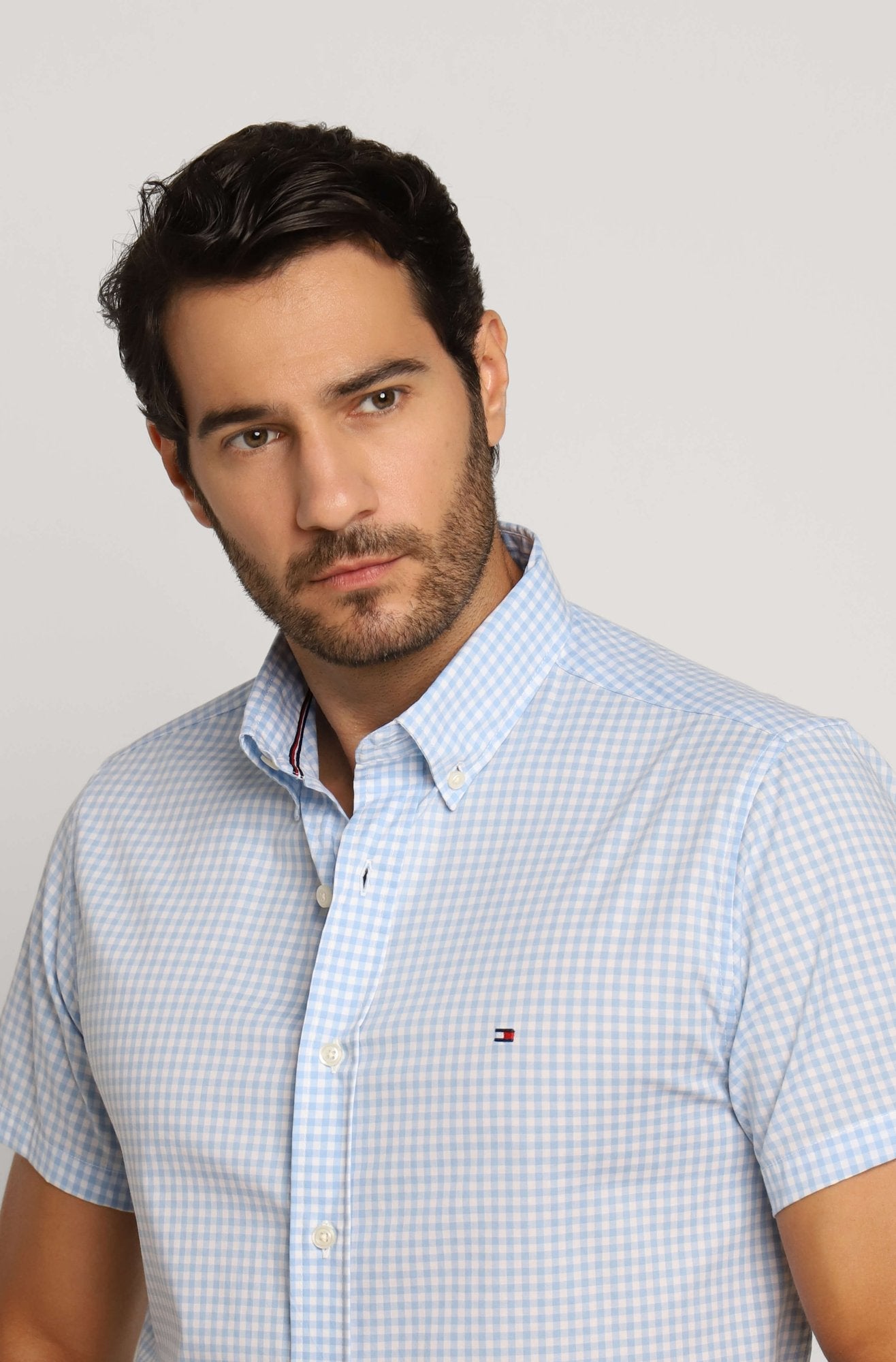 Camisa Tommy Hilfiger Mc Regular Fit Xadrez - Sale - Henri Store