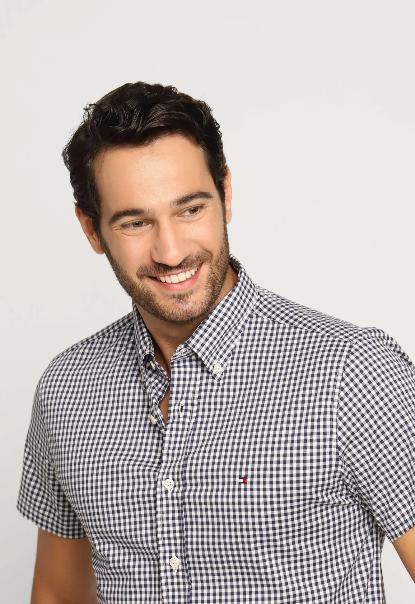 Camisa Tommy Hilfiger Mc Regular Fit Xadrez - Sale - Henri Store