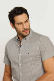 Camisa Tommy Hilfiger Mc Regular Fit Xadrez - Sale - Henri Store