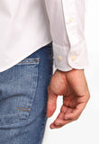 Camisa Tommy Hilfiger Ml Regular Fit Branca