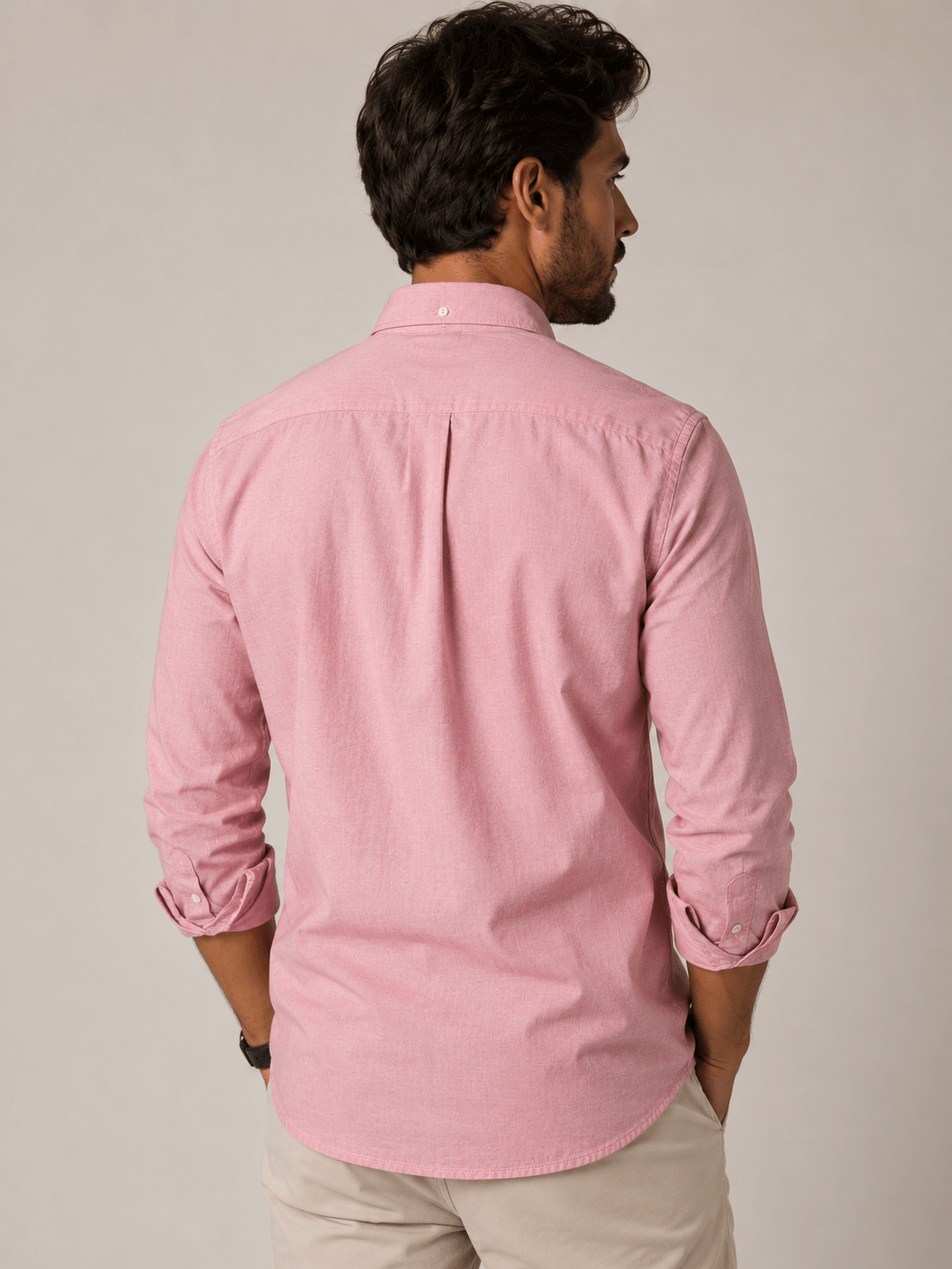 Camisa Tommy Hilfiger Ml Regular Fit C/ Bolso Vermelha - Henri Store