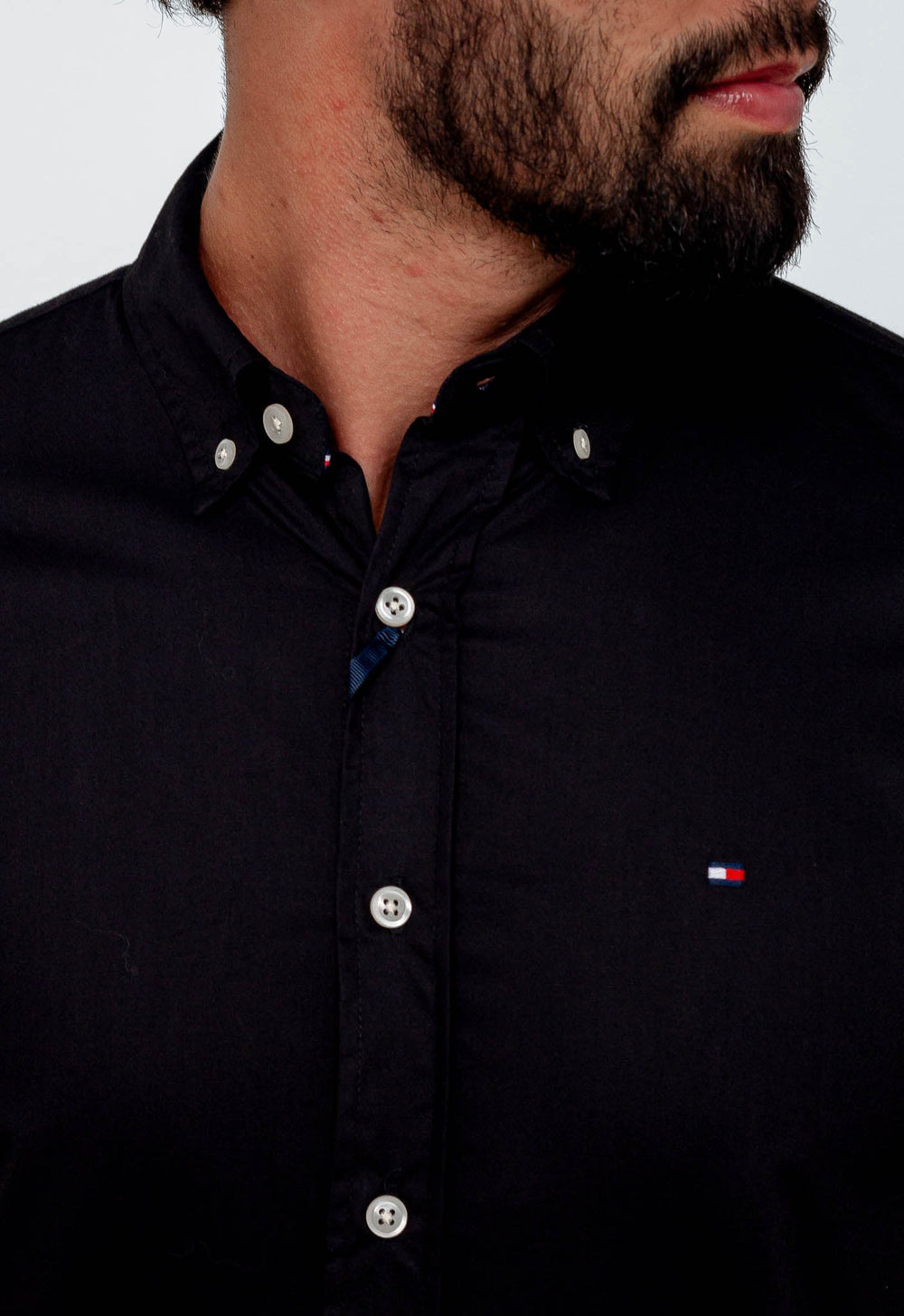 Camisa Tommy Hilfiger ML Regular Fit Classic Collar - Henri Store