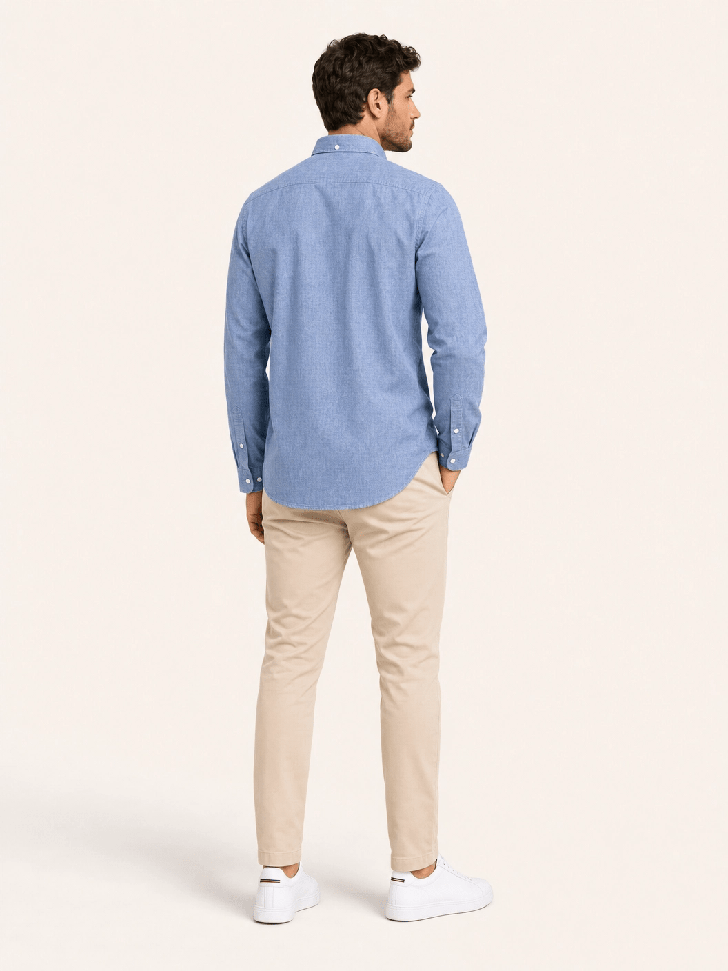 Camisa Tommy Hilfiger ML Regular Fit Classic Collar - Henri Store