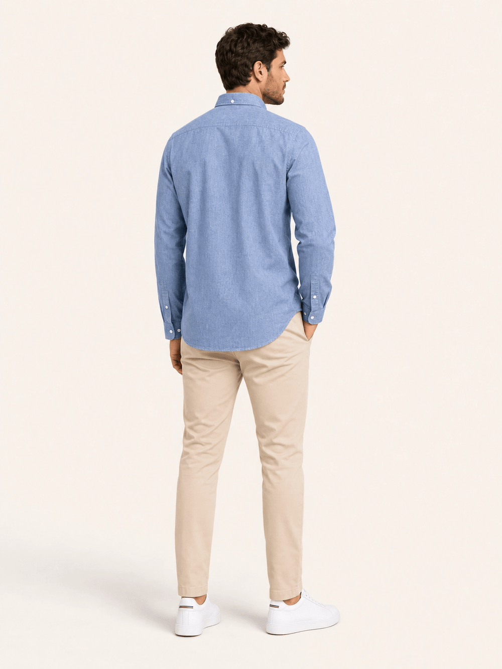 Camisa Tommy Hilfiger ML Regular Fit Classic Collar - Henri Store
