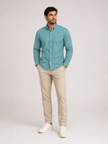 Camisa Tommy Hilfiger ML Regular Fit Classic Collar - Henri Store