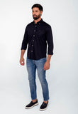 Camisa Tommy Hilfiger ML Regular Fit Classic Collar - Henri Store