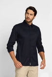 Camisa Tommy Hilfiger ml Regular Fit Flex Poplin Marinho - Henri Store