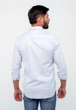 Camisa Tommy Hilfiger ml Regular Fit Oxford Azul Claro - Henri Store