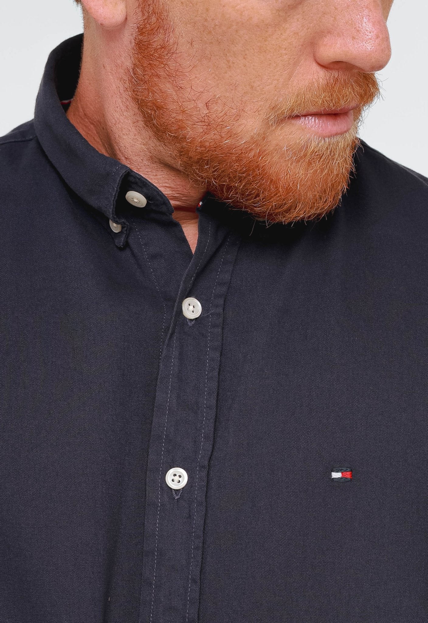 Camisa Tommy Hilfiger ML Regular Fit Oxford - Henri Store