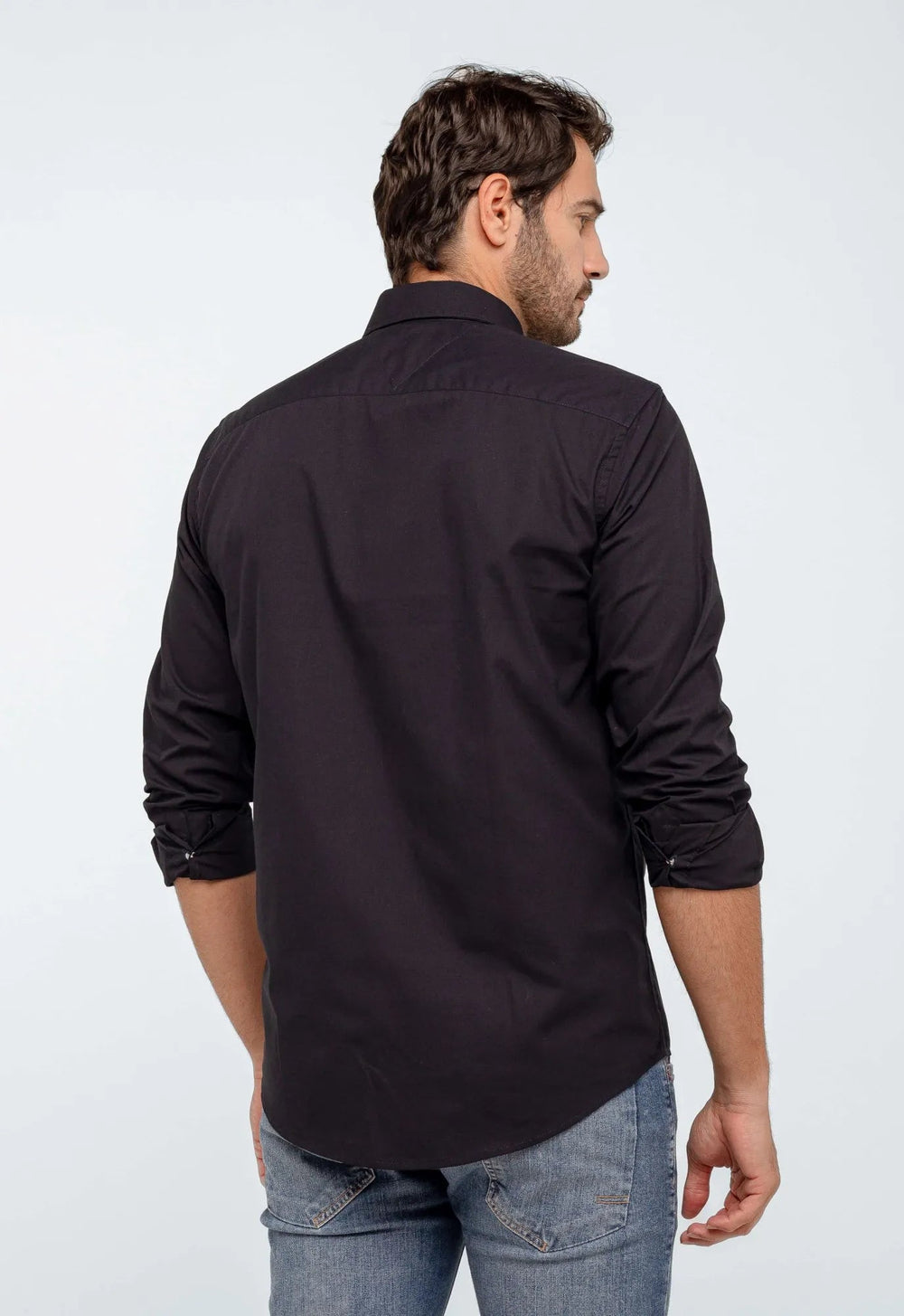 Camisa Tommy Hilfiger ML Regular Fit Oxford - Henri Store
