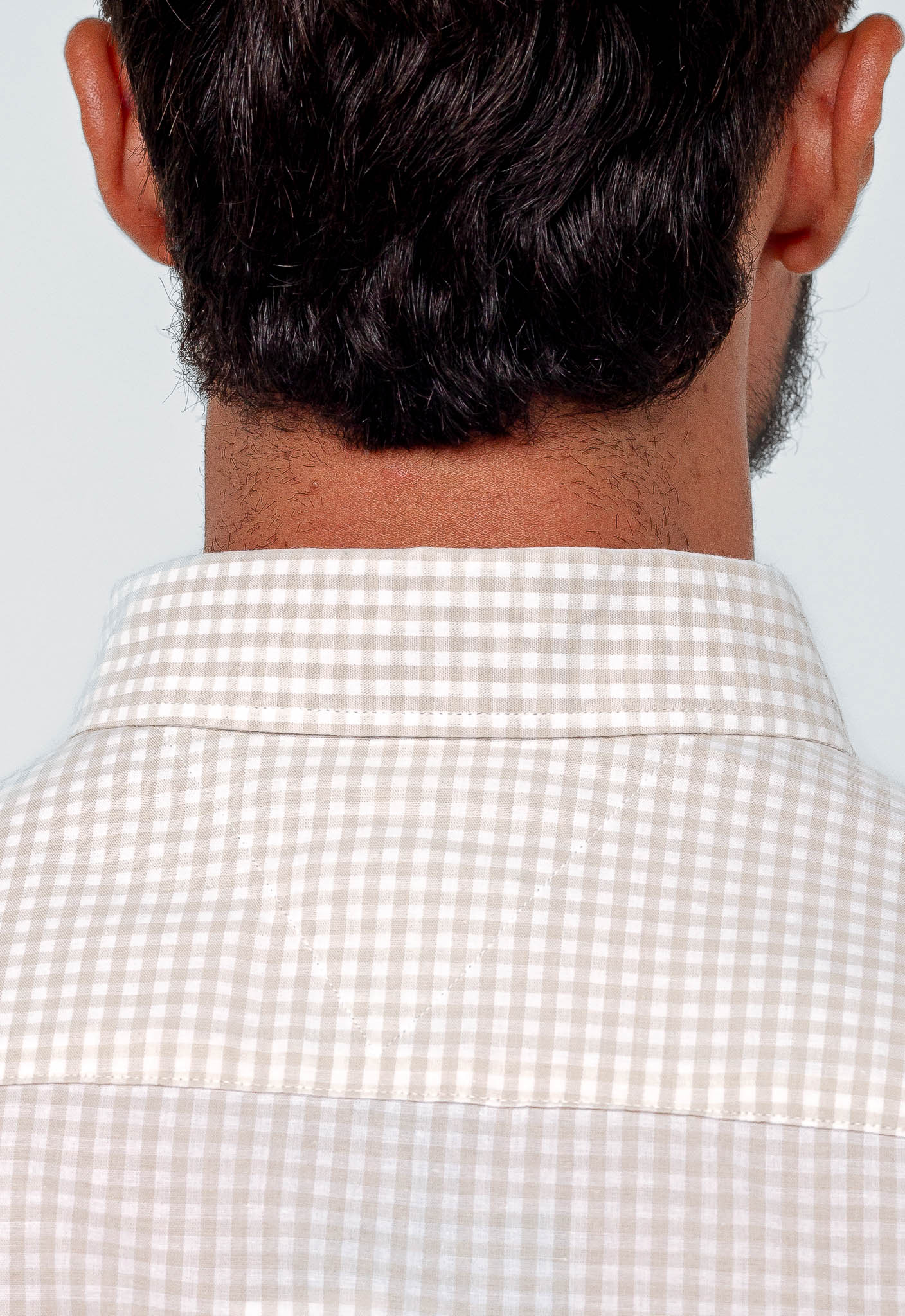 Camisa Tommy Hilfiger ml Regular Fit Xadrez Areia - Henri Store
