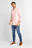 Camisa Tommy Hilfiger Ml Regular Fit Xadrez Rosa - Henri Store