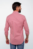 Camisa Tommy Hilfiger Ml Regular Fit Xadrez Vermelha - Henri Store