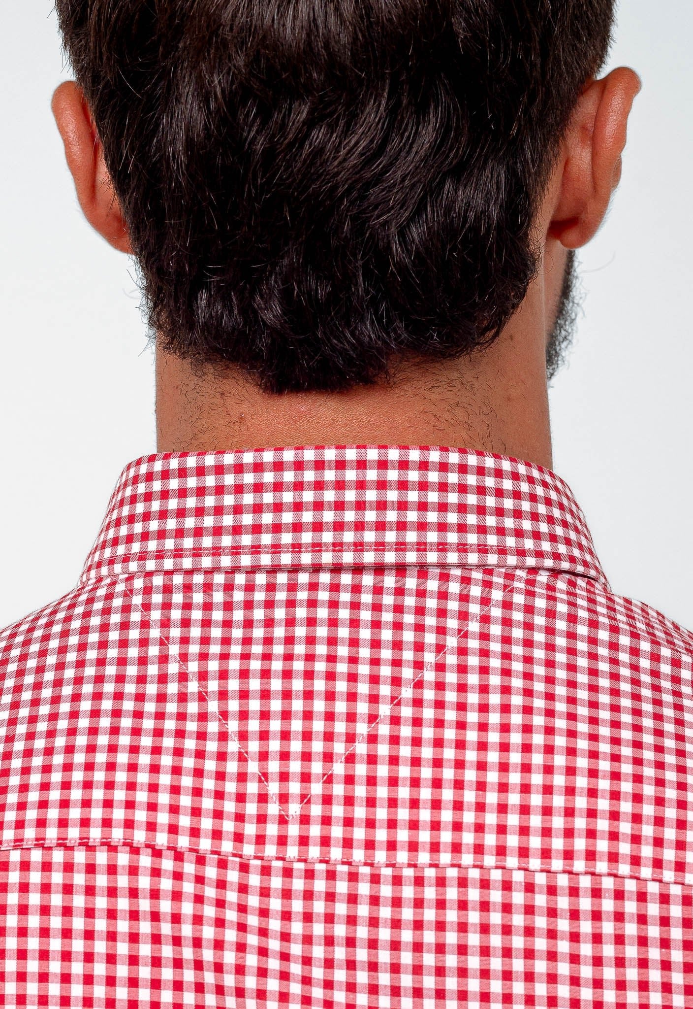 Camisa Tommy Hilfiger Ml Regular Fit Xadrez Vermelha - Henri Store
