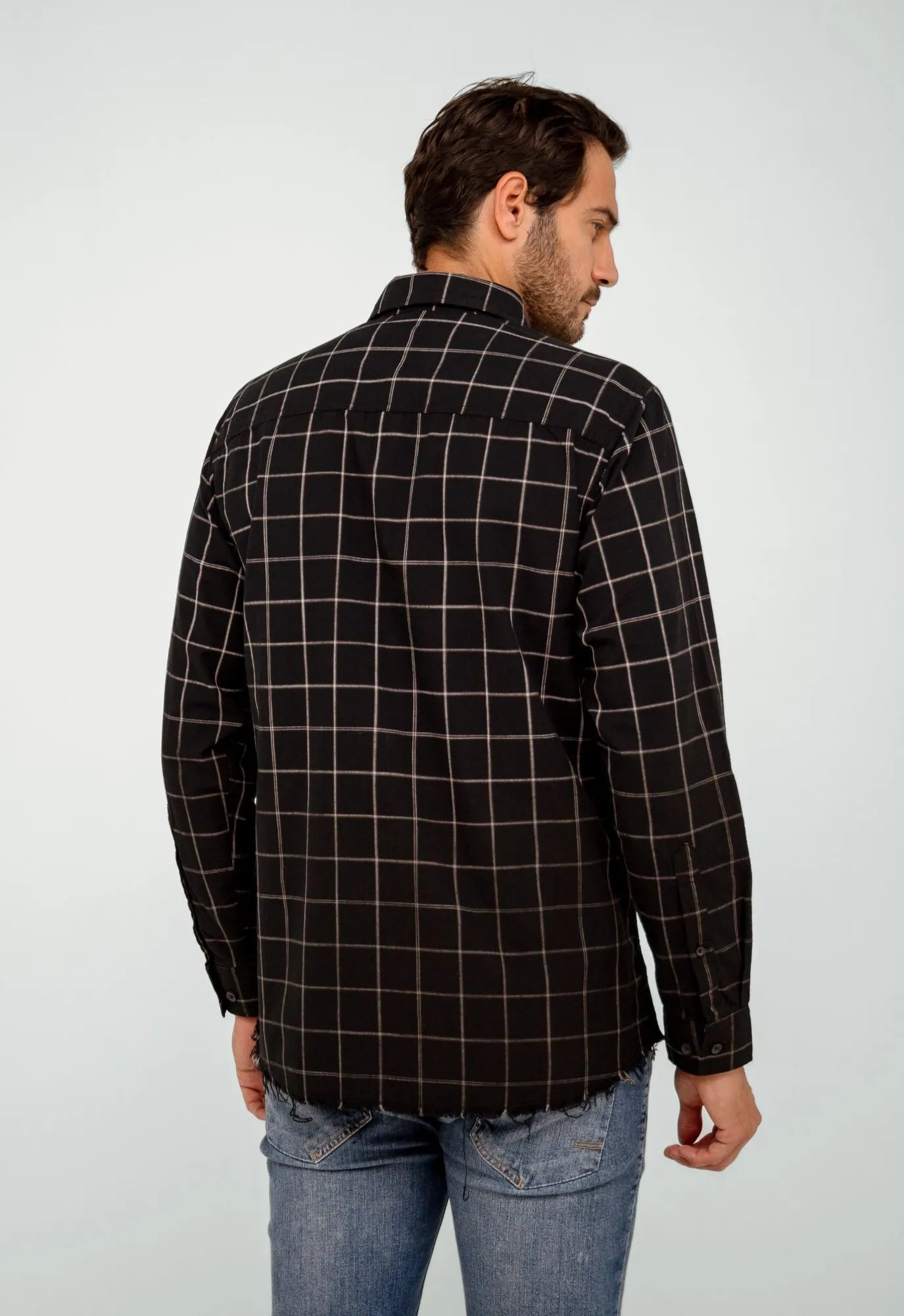 Camisa Xadrez John John Manga Longa Alex - Henri Store