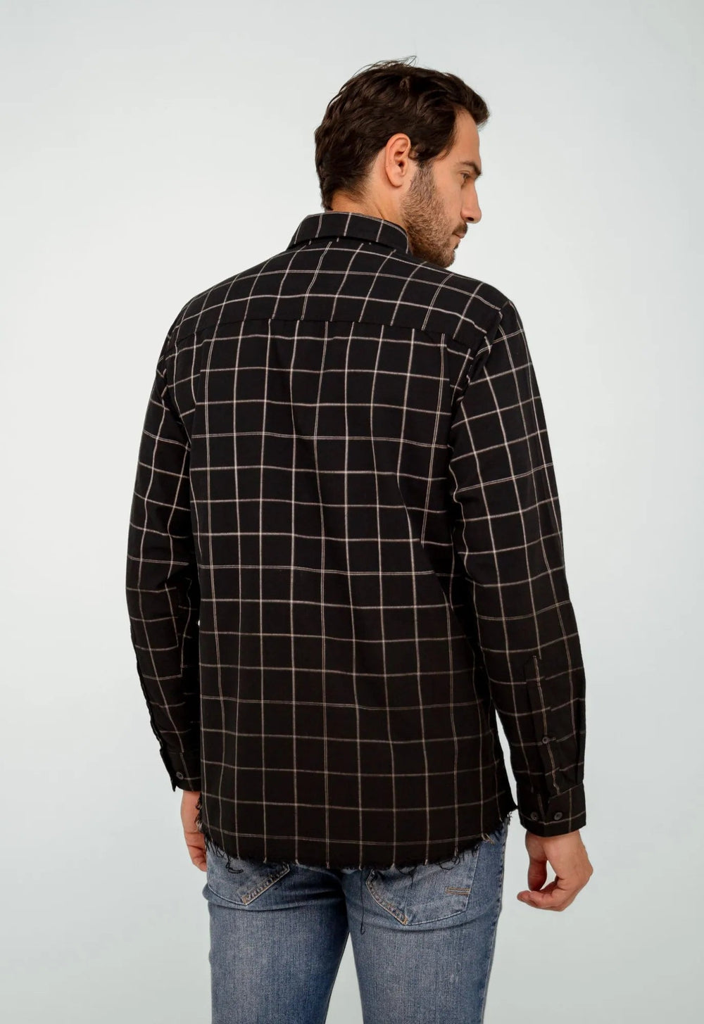 Camisa Xadrez John John Manga Longa Alex - Henri Store