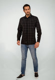 Camisa Xadrez John John Manga Longa Alex - Henri Store