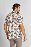 Camisa Zafferano Mc Estampada Branco/Preto - Henri Store