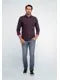 Camisa Zafferano Ml Slim Fit Vinho