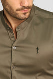 Camisa Zip Off Mc Gola Padre Verde Militar Ref:35753 - Live - Henri Store