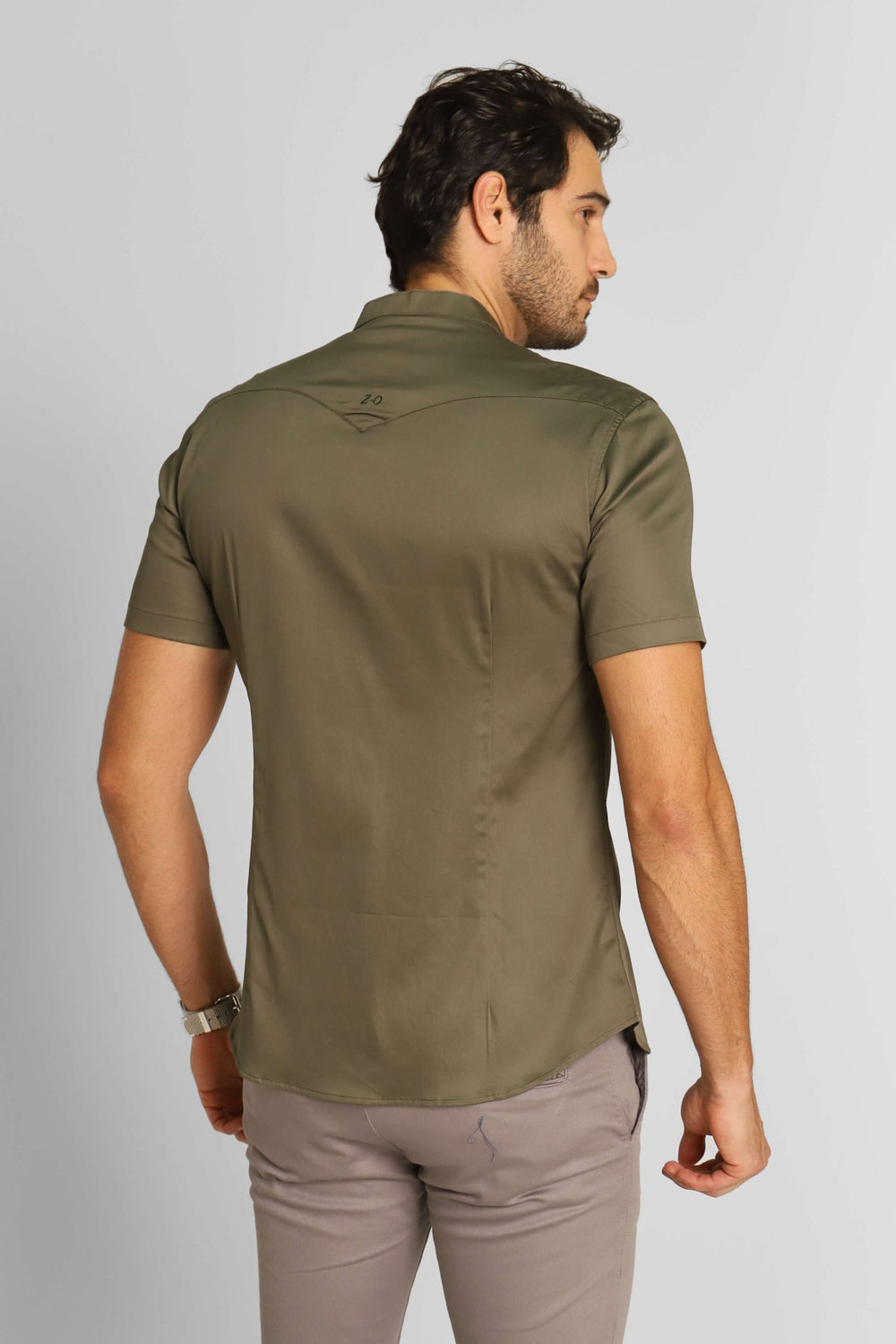 Camisa Zip Off Mc Gola Padre Verde Militar Ref:35753 - Live - Henri Store