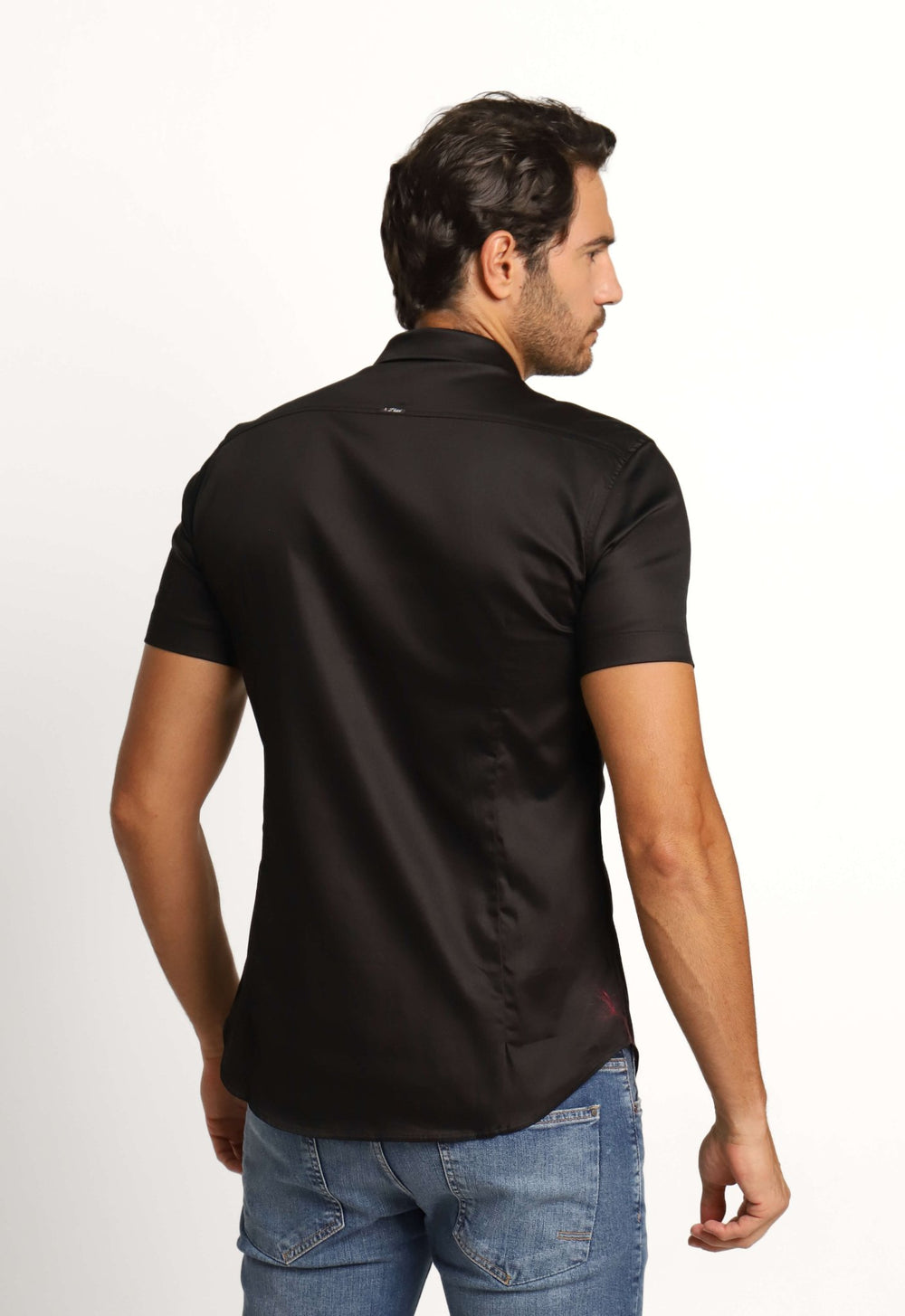 Camisa Zip Off Mc Preto 80055 - Henri Store