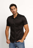 Camisa Zip Off Mc Preto 80055 - Henri Store