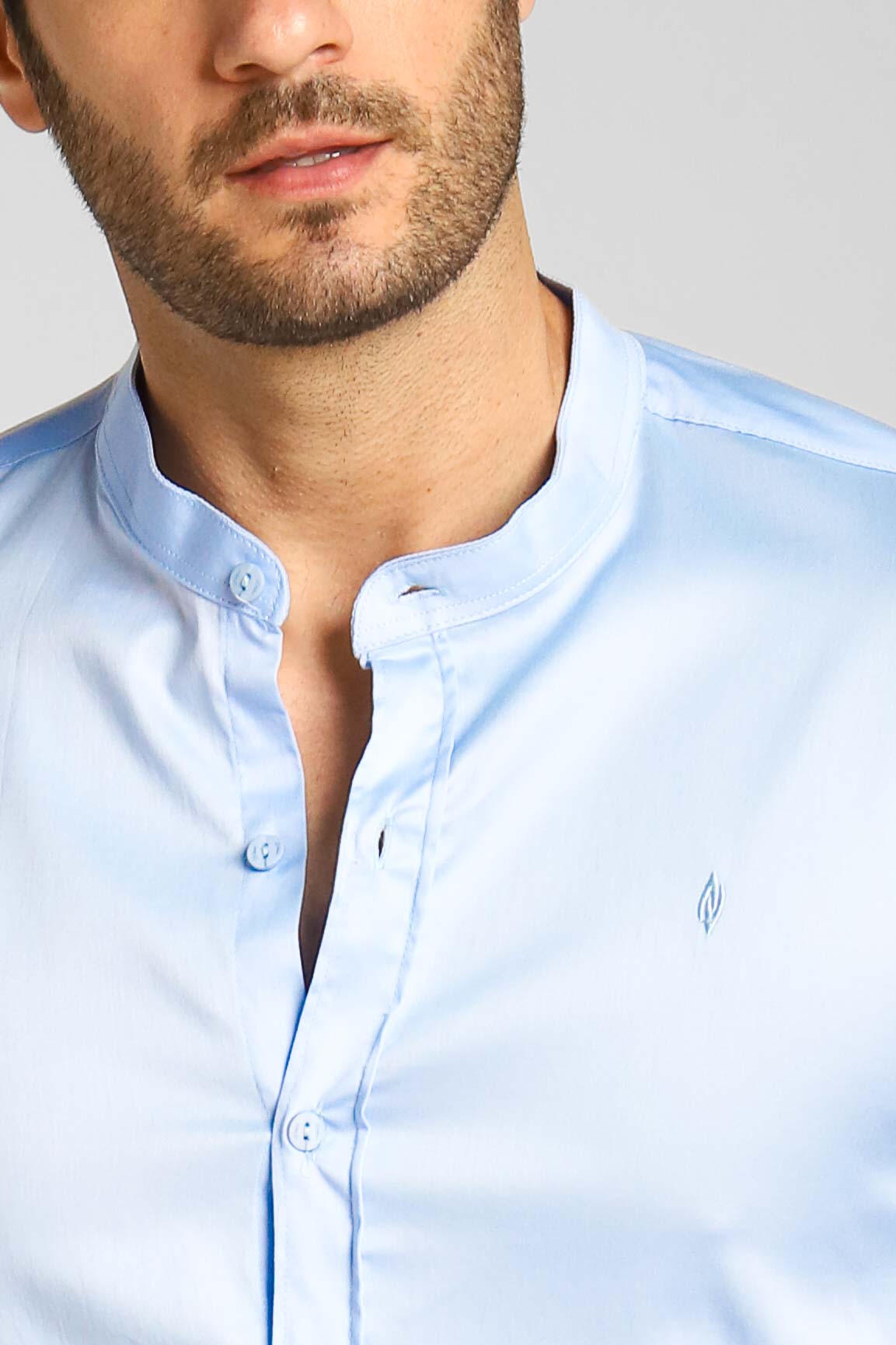 Camisa Zip Off Ml Gola Padre Azul Bebe 80020 - Henri Store