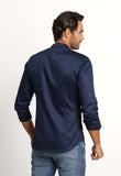 Camisa Zip Off Ml Gola Padre Dark Marinho - Henri Store