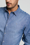 Camisa Zip Off Ml Jeans 00305 - Henri Store