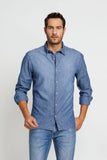 Camisa Zip Off Ml Jeans 00305 - Henri Store