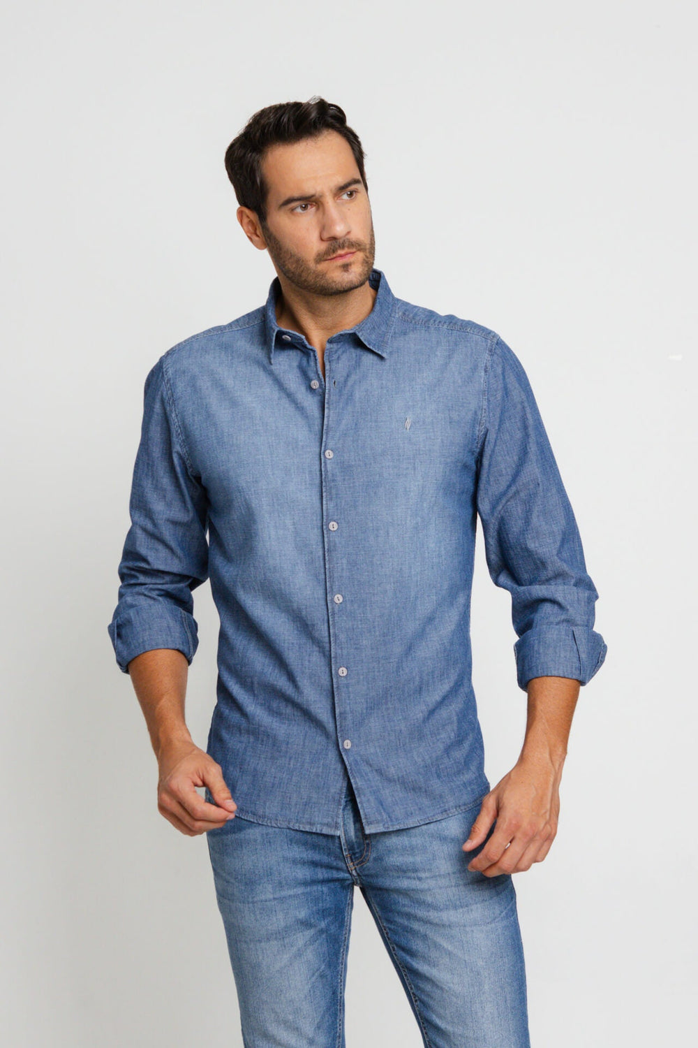 Camisa Zip Off Ml Jeans 00305 - Henri Store
