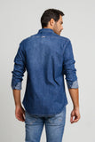Camisa Zip Off ml Jeans 80021 - Henri Store