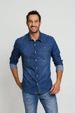 Camisa Zip Off ml Jeans 80021 - Henri Store