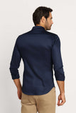 Camisa Zip Off Ml Marinho Dark Blue 80068 - Henri Store