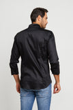 Camisa Zip Off Ml Preto 80068 - Henri Store