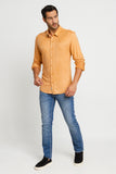 Camisa Zip Off Ml Suede Caramelo 35522 - Henri Store