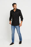 Camisa Zip Off Ml Suede Preto 35522 - Henri Store