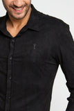 Camisa Zip Off Ml Suede Preto 35522 - Henri Store