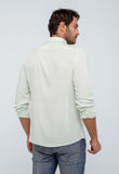 Camisa Zip Off Relaxed Fit Ml Verde Agua - Henri Store