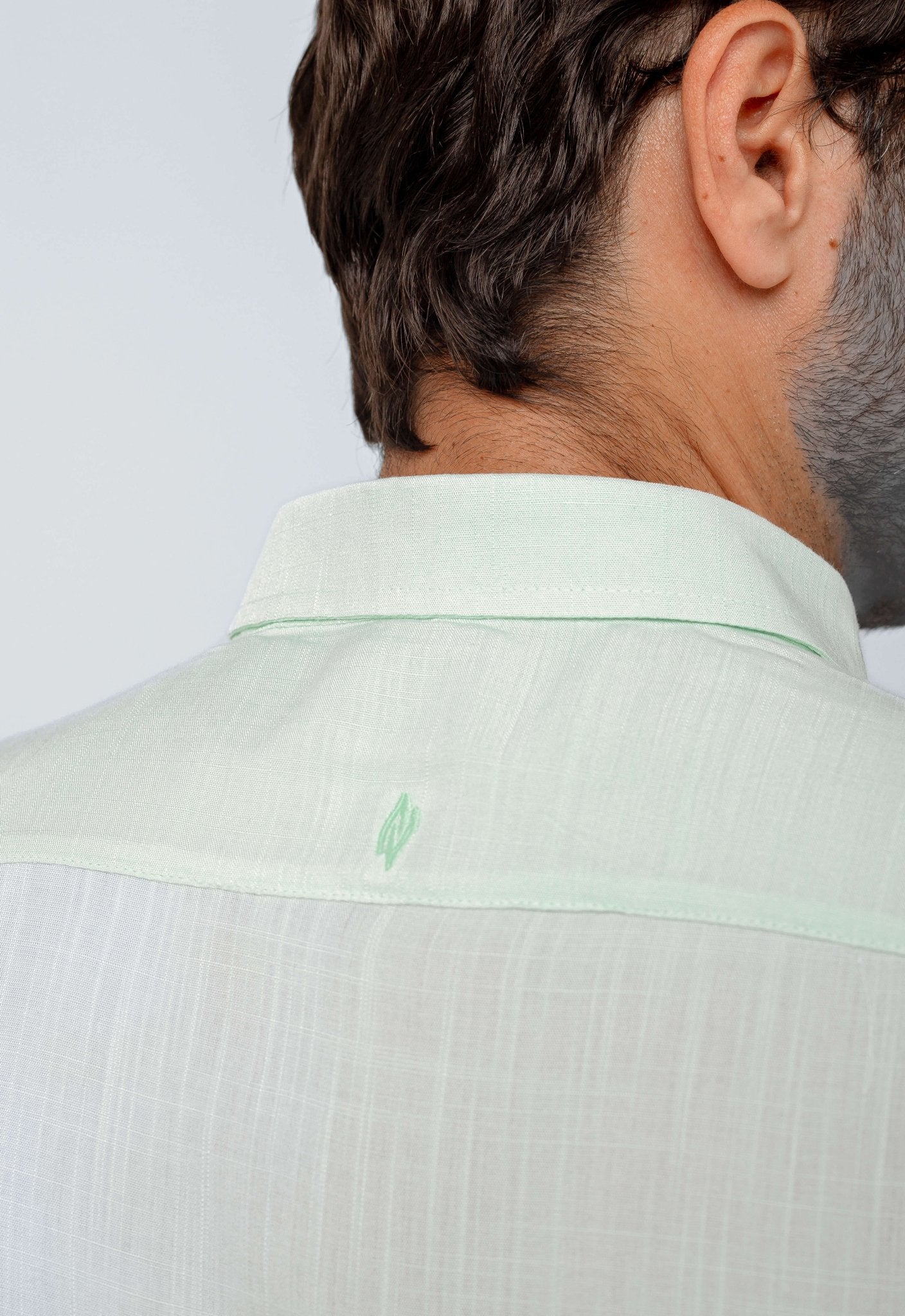 Camisa Zip Off Relaxed Fit Ml Verde Agua - Henri Store
