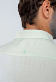 Camisa Zip Off Relaxed Fit Ml Verde Agua - Henri Store