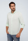 Camisa Zip Off Relaxed Fit Ml Verde Agua - Henri Store