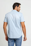 Camisa Zip Off slim Fit Gola Padre Azul Delave 35603 - Henri Store