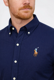 Camisa RL Custom Fit Manga Curta Poney Colorido