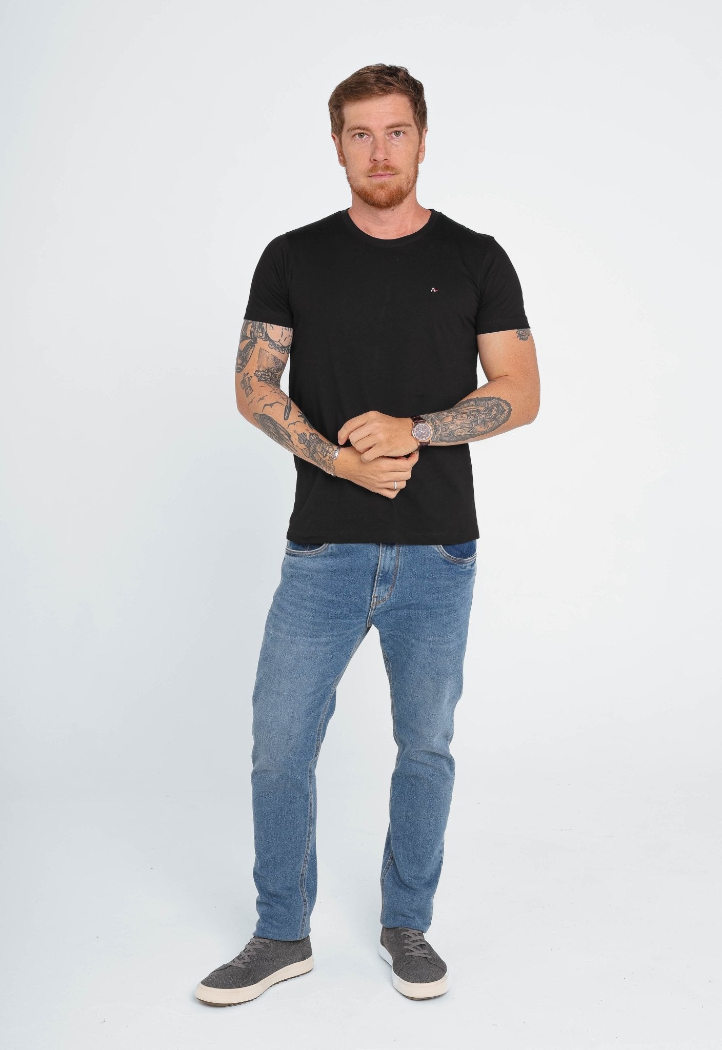 Camiseta Aramis Básica Logo Peito - Henri Store
